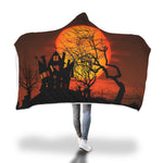 Halloween Scary Witch House Hooded Blanket - Nikota Fashion