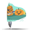 Halloween Pumpkins funny Hooded Blanket - Nikota Fashion