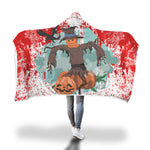 Halloween Pumpkin Lovers Blood Hooded Blanket - Nikota Fashion