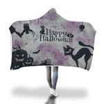 Happy Halloween Premium Hooded Blanket - Nikota Fashion