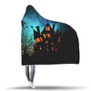 Halloween Witch House Premium Hooded Blanket - Nikota Fashion