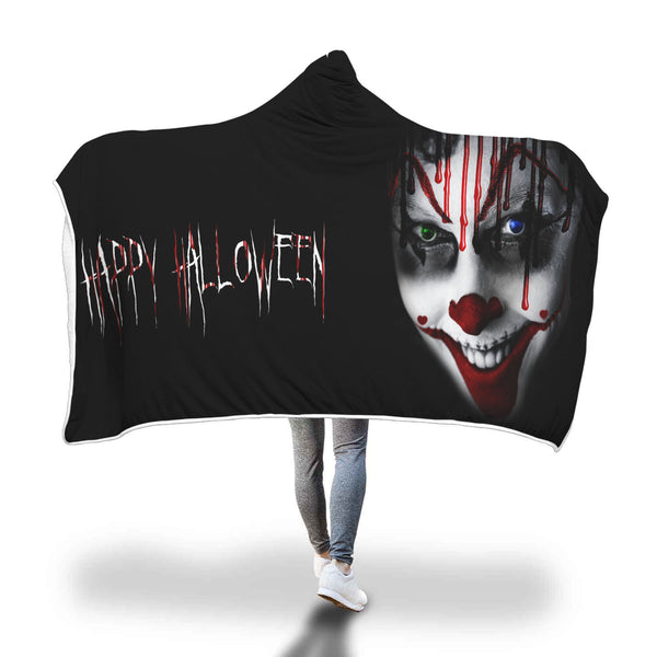 Happy Halloween Premium Hooded Blanket - Nikota Fashion