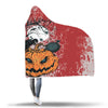 Halloween Scary pumpkin Awesome Premium Hooded Blanket - Nikota Fashion