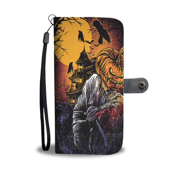 Halloween Horror Wallet Case