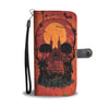 Halloween Scary Skull Wallet Case