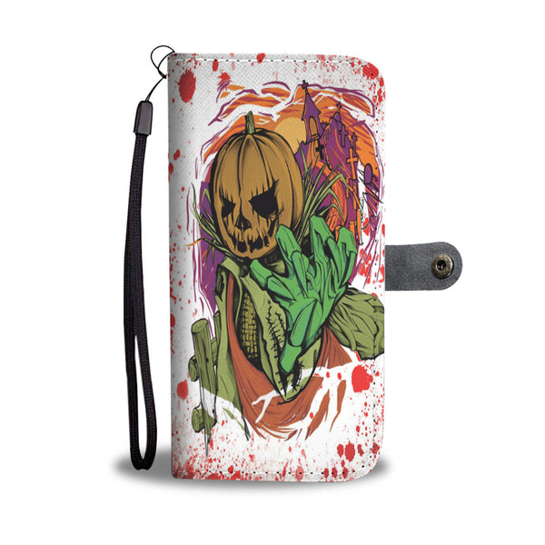 Halloween Pumpkin Lover Blood Wallet Case