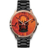 Halloween Scary Skull with Pumpkins Premium Watch - Nikota Fashion