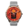 Halloween Scary Skull with Pumpkins Premium Watch - Nikota Fashion