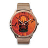 Halloween Scary Skull with Pumpkins Premium Watch - Nikota Fashion