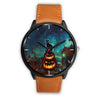 Halloween Scary Cat and Pumpkins Watch - Nikota Fashion