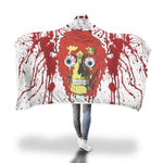 Awesome Halloween Scary Skull Hooded Blanket - Nikota Fashion