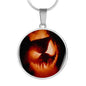 Awesome Scary Pumpkin Luxury Necklace & Bangle - Nikota Fashion