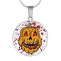 Halloween Scary Pumpkin Luxury Necklace & Bangle - Nikota Fashion