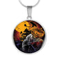 Horror Halloween Pumpkin Luxury Necklace & Bangle - Nikota Fashion