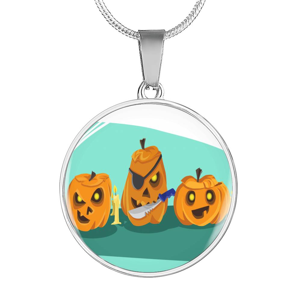 Halloween Funny Pumpkins Luxury Necklace & Bangle - Nikota Fashion