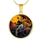 Horror Halloween Pumpkin Luxury Necklace & Bangle - Nikota Fashion