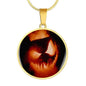 Awesome Scary Pumpkin Luxury Necklace & Bangle - Nikota Fashion
