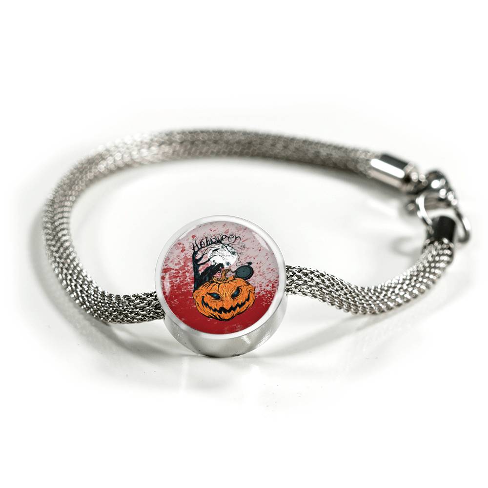 Best Halloween Pumpkin Luxury Steel Bracelet - Nikota Fashion