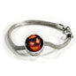 Halloween Pumpkin on Fire Luxury Steel Bracelet - Nikota Fashion